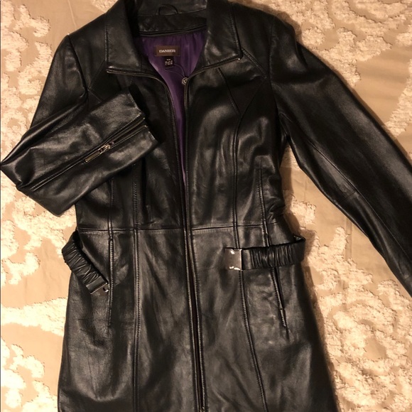 Danier Leather Long Double Layer Coat - Picture 10 of 10